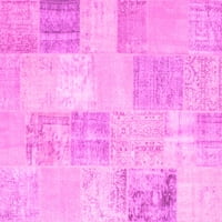 Ahgly Company u zatvorenom pravokutniku Patchwork ružičasti prelazne prostirke, 2 '5'