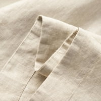 Mrat ženske široke raskrivene hlače elastične visoke struk ženske ležerne ljetne hlače elastične elastične