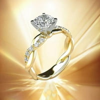 Do 65% popusta na AMLBB prstenove za žene Bridal cirkon dijamant Elegantni angažman vjenčani bend žena