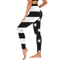 Vježba Ženska odjeća Dan neovisnosti za ženska američka 4. srpnja gamaše viseće strugove za jogu trčanje