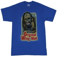 Star Wars muns majica - originalni Wing Man Chewbacca preko riječi