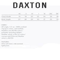 Daxton Premium Bron Muškarci dugih rukava majica ultra mekani srednje težine pamuk, HTH charcoal tee