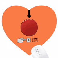 Hitna SOS semafora Art Deco modna srca MousePad Gumeni mat igra