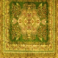 Ahgly Company Machine Persible Pravokutnik Perzijski žuti Tradicionalni predio, 2 '3'