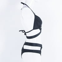 Douhoow ženski push-up podstavljeni bikini set zavojni kostim s kupaćem kostimu