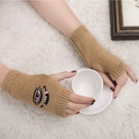 Kiplyki akcije Držite tople ženske rukavice djevojke pletene rukom bez prsta držite tople zimske rukavice
