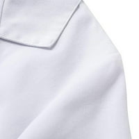 Košulje za muškarce Trendy Ljetni par plus veličina čiste boje Multi-džepni kratki rukav labav havajska