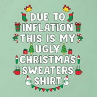 Divlji bobby, smiješna politika inflacija ružna džemper za božićne ženske trkačke rezervoare, mentu,