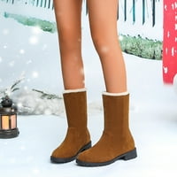 Akiigool Womens Boots Modni ženski čizmi kratki snijeg Boot udoban klizanje na vanjskim čizama Topli čizme za glezne zimske cipele