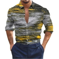 Košulje s dugim rukavima za muškarce, muška majica ne pozicioniranje tiskane majice s dugim rukavima