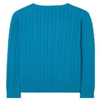 Gant muški pamučni džemper sa kablom, srednji, mastila plava