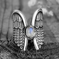 Klizaly prstenovi, dame modni legura Angel Wing Ring Creative Ring nakit, Mouk Day Pokloni, Žene Pokloni,