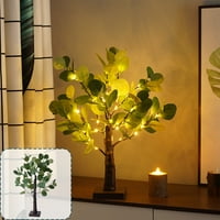 DEngmore božićno svjetlo Svjetlo mali LED list unutarnjeg ukrasa za uređenje doma za božićne zabave
