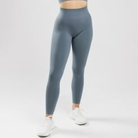 Fabiurt Ženske sportske hlače Ženske bešavne uska struka elastične brzine brzog suhom prozračne vježbe Hlače joge hlače, tamno siva