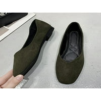 Ymiytan Dame Flat Cipele Neklizne naloge Slip na stambenim proizvodima Fau Suede Moda Comfort Casual