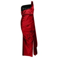 Ballsfhk ženska modna modna cvjetna formalna čipka vintage kratki rukav tanka vjenčana duga haljina