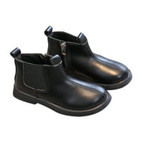 Daeful Kids Chelsea Boots Vodootporni gležanj bočni patentni patentni patentri čizme Komforne cipele