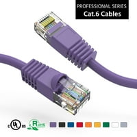 10FT CAT UTP Ethernet mrežom podignuto kabl ljubičasta, pakovanje