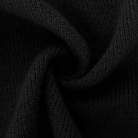 Dukseri za žene Trendy jakna Y2K vintage duge zgušnjava Cardigan Cardigan kaput džemper crni xl