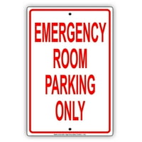 Stručna soba Parking Parking upozorenje Novčani tanjir Aluminijum 8 X12 Metalni znak