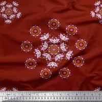 Soimoi Rayon tkanina cvjetna i mandala ukrasna tkanina od dvorišta široka