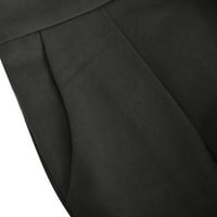 Aufmer klirence za žene povlačenje traper capris modna casual pune duljine labave hlače Čvrsto visoke