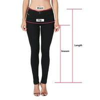 Zermoge ženske hlače na klirensu plus veličine dame otisnuti HIP HIP-a s visokim strukom Trčevi tekući