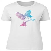 Flying Tiny Bird Gradient majica Žene -Image by Shutterstock, Ženska velika