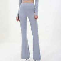 Snoarin Plus size Yoga hlače za žene flare hlače yoga hlače Ležerne prilike sportske fitness hlače visoki