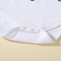 Bagilaanoe Toddler Baby Girls kratke hlače Set Pismo Ispis kratkih rukava Romačice + kratke hlače +