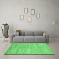 Ahgly Company Indoreni pravokutnik Solid Smaragd Green Moderne prostirke, 2 '4 '