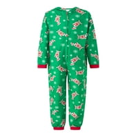 Porodica koja odgovara Božićne pidžame Onceies Elk Antler kapuljač Rodper Jedno spavanje Božićni kombinezon