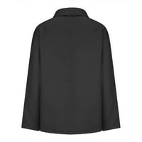 Ženski satenski casual blezer radne poslovne odijele jakne tipki za bluza košulja Spring odijelo Top