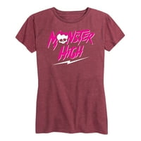 Monster High - Monster High Lightning Logo - Ženska grafička majica kratkih rukava