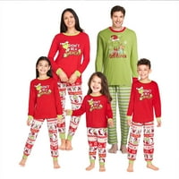 Božićne pidžame za porodičnu porodicu Božićne PJS podudaranje podudaranja obiteljske božićne pidžame