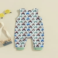Biekopu novorođenčad ljetni kombinezon, crtani životinjski print rubnica za dječake za dječake i djevojke