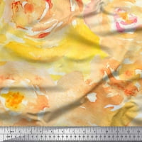 Soimoi Rayon tkanina akvarel akvarela od ispisanog tkanine širom