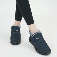 BAREENCE čizme za snijeg za žene zimske čizme drže tople plijene za gležnjeve vodootporne vanjske cipele