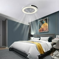 20 Nevidljivi ventilatorski luster lampica LED ventilatorski plafon daljinski upravljač Modern 20 Moderna