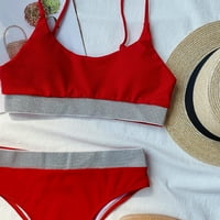 Wozhidaoke Tankini kupaći odijela za ženske kupaće kostime set bikini struk plivar kupaći kupaći kostimi