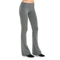 Ženska vježba visokog struka za podizanje uskih hlača joga pantalone za pokretanje rezane joge hlače