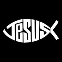 Pop Art Muška riječ umjetnička tenk TANK - Christian Isus Name Fish Simbol
