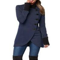 Lady Jesenske jakne Jednoj grudi zimska odjeća za šivanje Slim Fit Blazer za žene