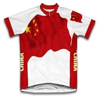 Kina zastava za biciklizam kratkih rukava za muškarce - veličina S