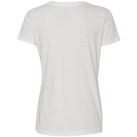 Majica za žensku majicu V-izrez u brdu montažnom psu