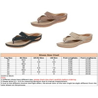 TENMI WOGE FLIP-FLOPS plaće sandale sklizne na casual cipele Ljetne papuče Dame udobne lagane dijapozitide