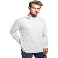 Daxton Premium Philadelphia Muškarci dugih rukava Majica ultra mekani srednje težine pamuk, bijeli tee