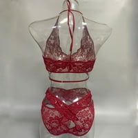 Božićni pokloni za žene uheoun seksi donje rublje za žene, plus veličine čipke čistim donje rublje pidžama