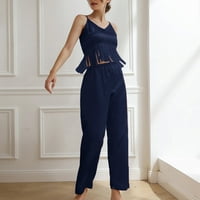 Vedolay Sleepwear za ženske kratke hlače Ženske pidžame setovi kratke hlače mekani V izrez kratki rukav
