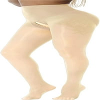 DPOIS ženske ulje sjajne visokog struka neprozirne pantyhose svjetlucavo stopalo donje rublje